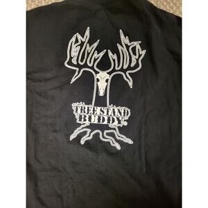 Graphic Tree.stand Buddy Mens Size Large Short Sleeve Black T-shirt
